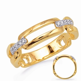 0.08 ctw. YELLOW GOLD DIAMOND RING D4797YG
