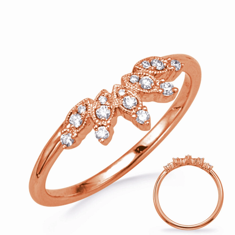 0.11 ctw. ROSE GOLD DIAMOND BAND D4794RG