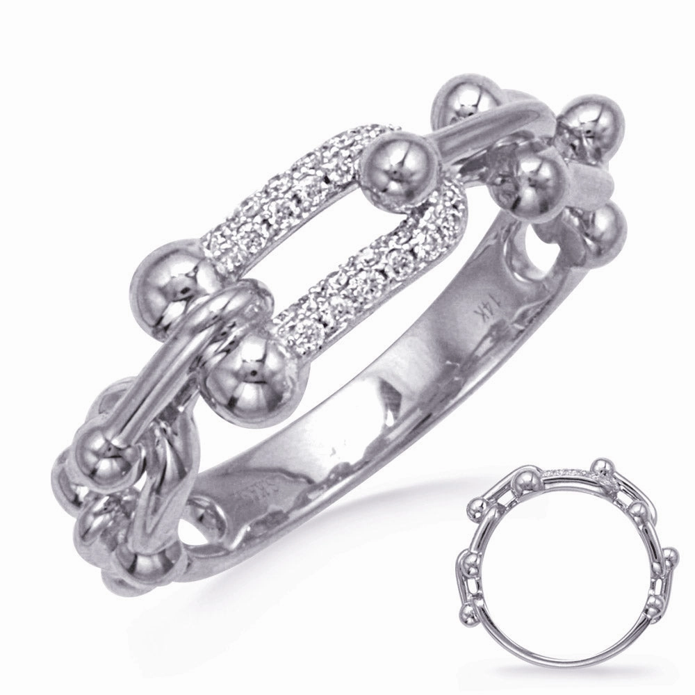 0.13 ctw. WHITE GOLD DIAMOND RING D4819WG