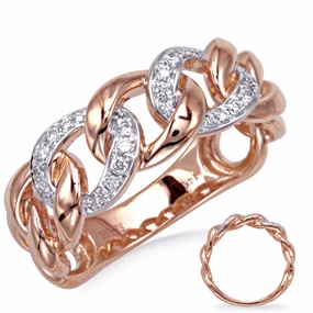 0.19 ctw. ROSE GOLD DIAMOND RING D4798RG