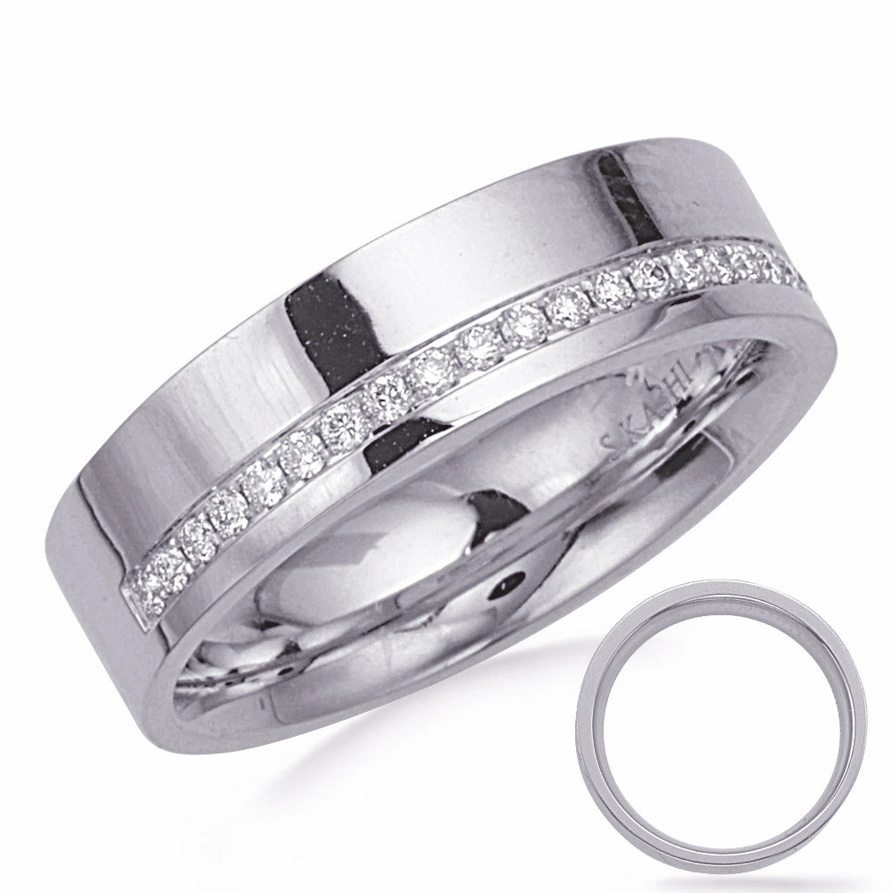 0.21 ctw. PLATINUM DIAMOND RING D4799-PL