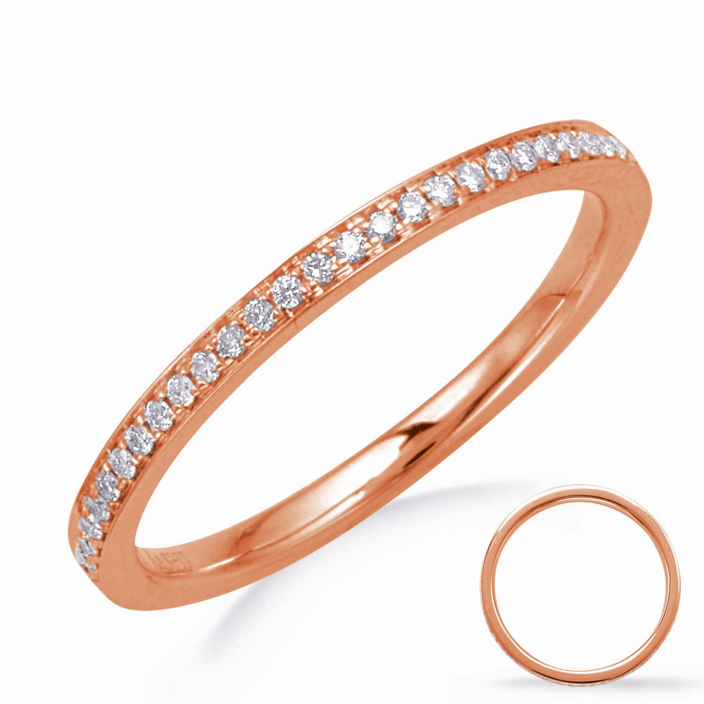 0.22 ctw. ROSE GOLD DIAMOND ETERNITY RING D4757-6.5RG