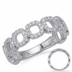 0.23 ctw. PLATINUM DIAMOND FASHION RING D4683-PL