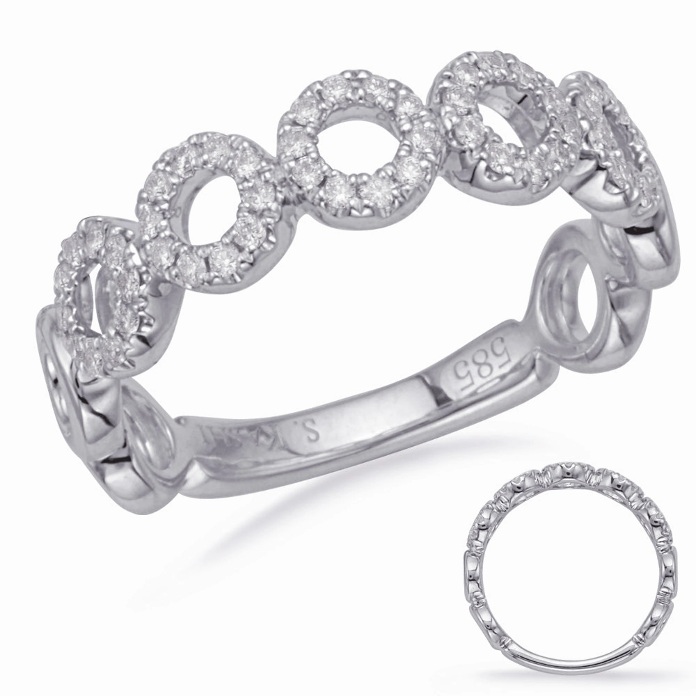 0.24 ctw. WHITE GOLD DIAMOND FASHION RING D4682WG