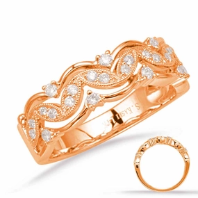 0.26 ctw. ROSE GOLD DIAMOND FASHION RING D4642RG