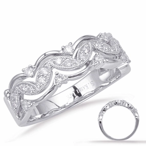 0.26 ctw. WHITE GOLD DIAMOND FASHION RING D4642WG