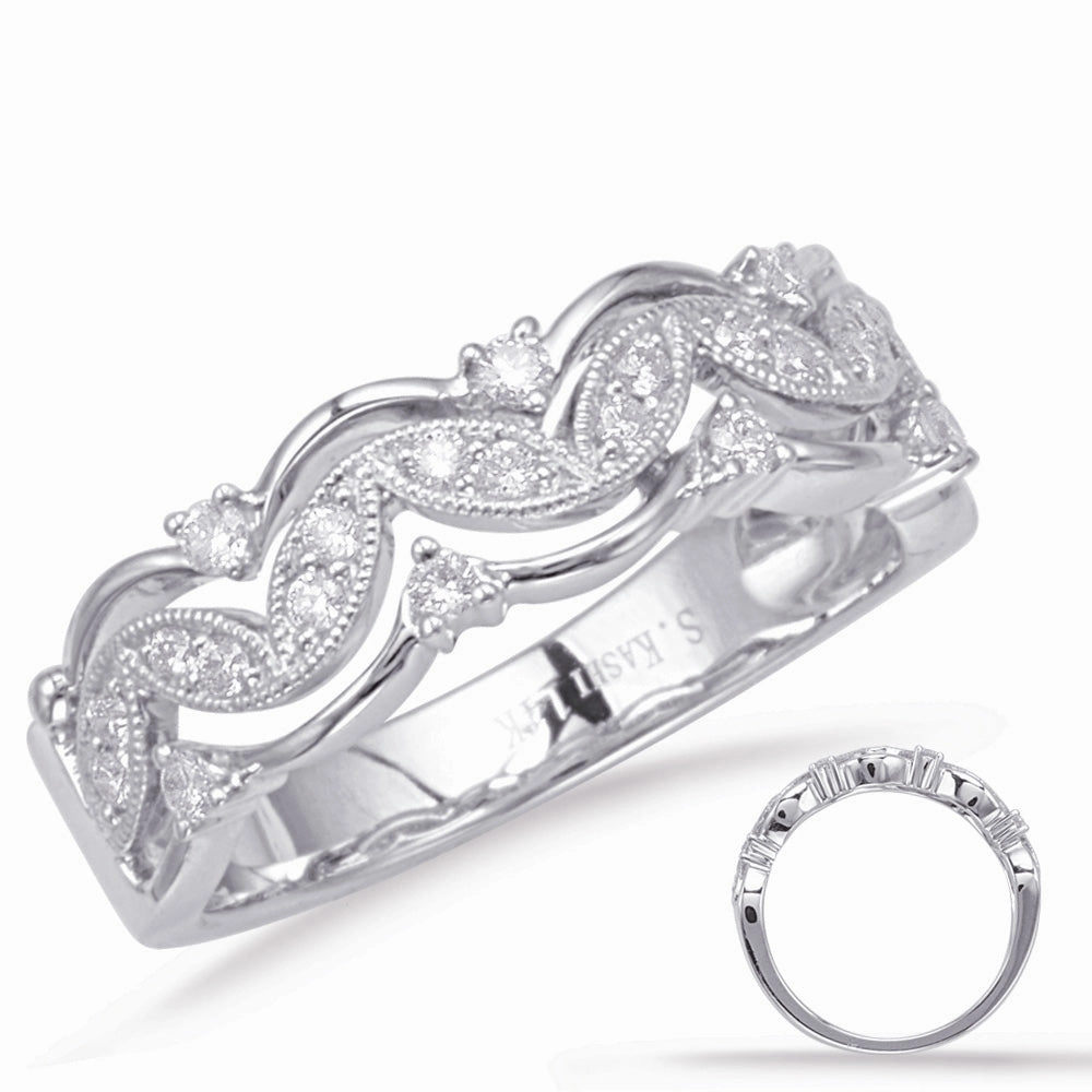 0.26 ctw. WHITE GOLD DIAMOND FASHION RING D4642WG