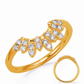 0.26 ctw. YELLOW GOLD DIAMOND BAND D4792YG
