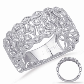 0.28 ctw. WHITE GOLD DIAMOND FASHION RING D4647WG