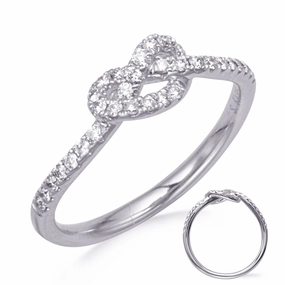 0.28 ctw. WHITE GOLD DIAMOND FASHION RING D4764WG