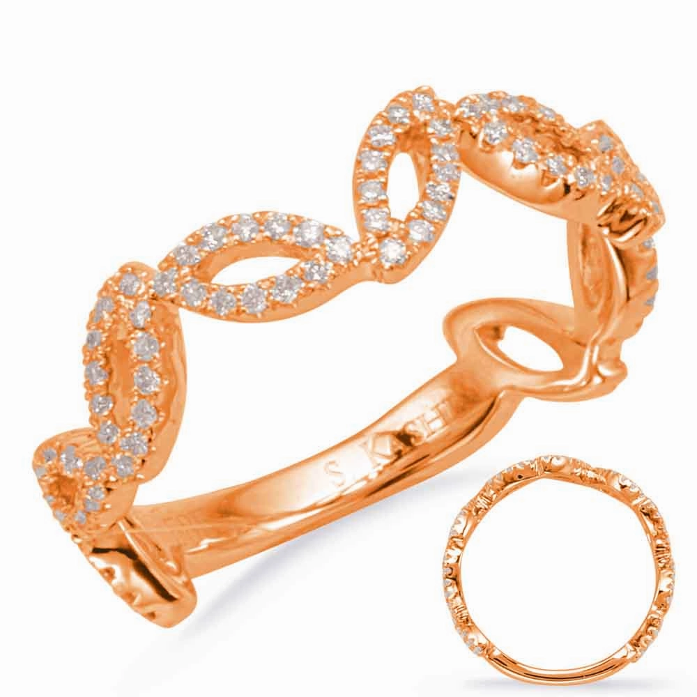 0.30 ctw. ROSE GOLD DIAMOND FASHION RING D4659RG
