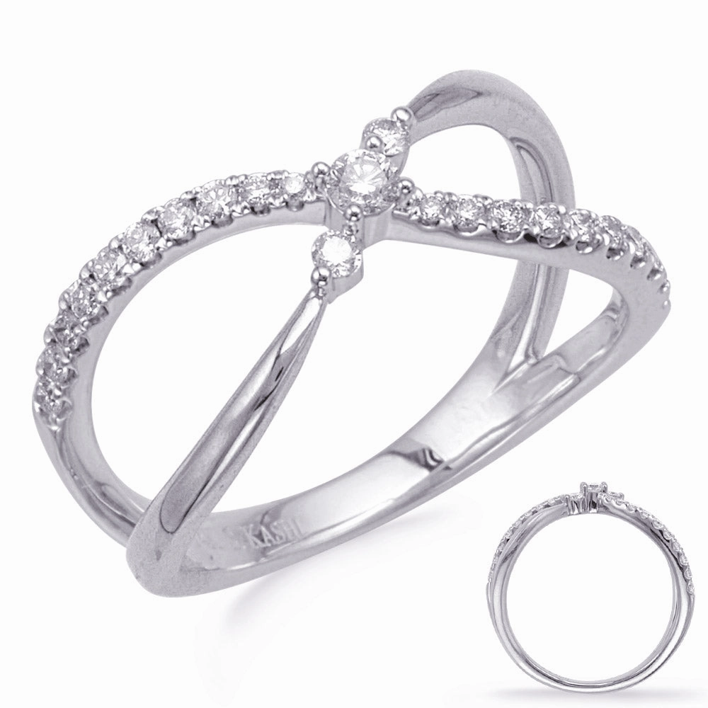 0.30 ctw. WHITE GOLD DIAMOND FASHION RING D4737WG