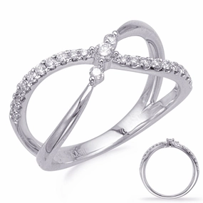 0.30 ctw. WHITE GOLD DIAMOND FASHION RING D4737WG