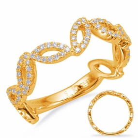 0.30 ctw. YELLOW GOLD DIAMOND FASHION RING D4659YG
