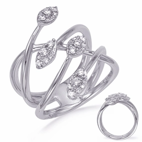 0.31 ctw. WHITE GOLD DIAMOND FASHION RING D4762WG