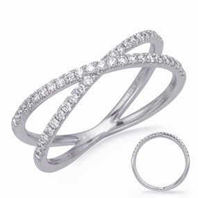 0.31 ctw. WHITE GOLD FASHION DIAMOND RING D4784WG