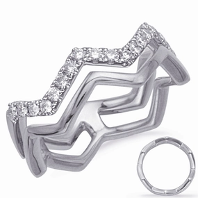 0.32 ctw. WHITE GOLD DIAMOND FASHION RING D4725WG