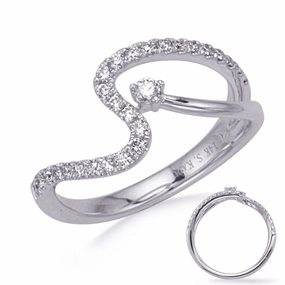 0.32 ctw. WHITE GOLD DIAMOND RING D4777WG