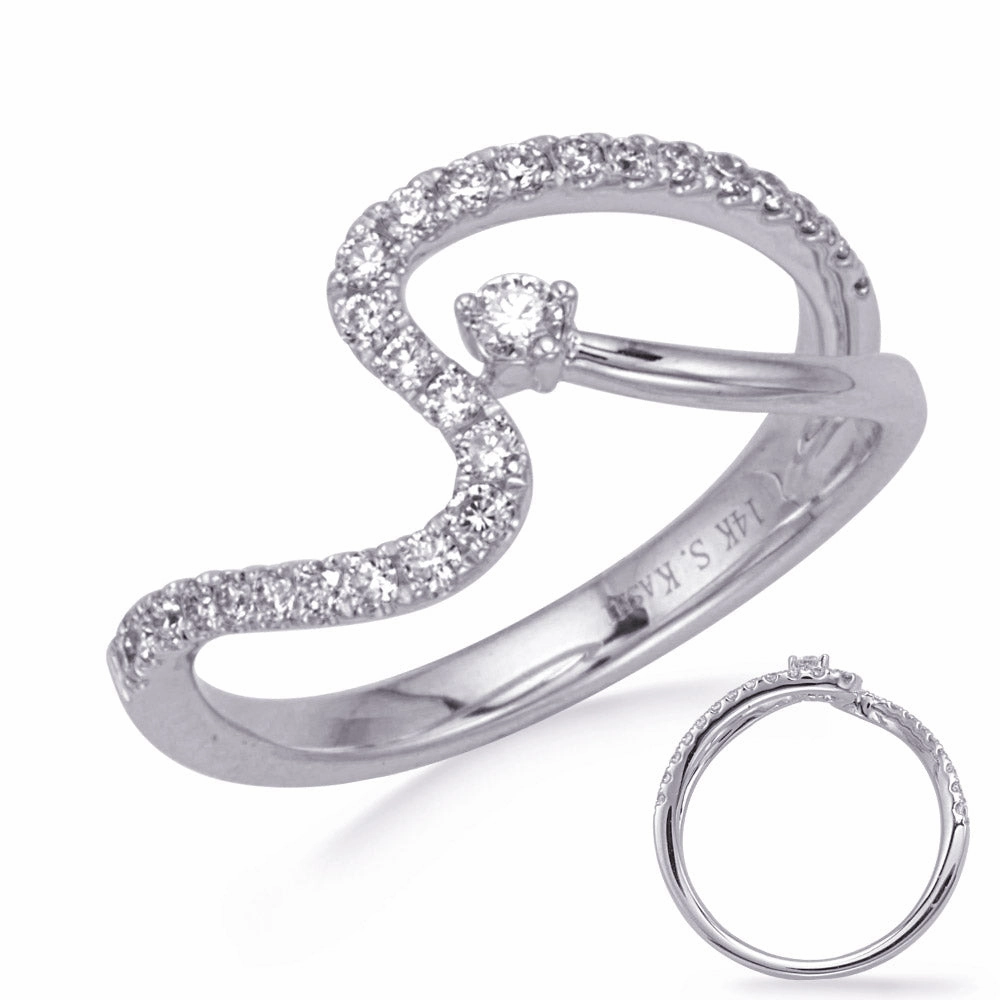 0.32 ctw. WHITE GOLD DIAMOND RING D4777WG