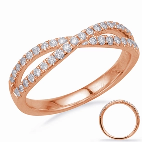 0.33 ctw. ROSE GOLD DIAMOND FASHION RING D4681RG