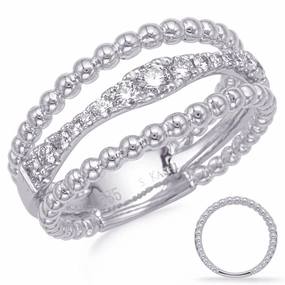 0.33 ctw. WHITE GOLD DIAMOND FASHION RING D4739WG
