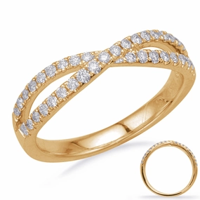 0.33 ctw. YELLOW GOLD DIAMOND FASHION RING D4681YG