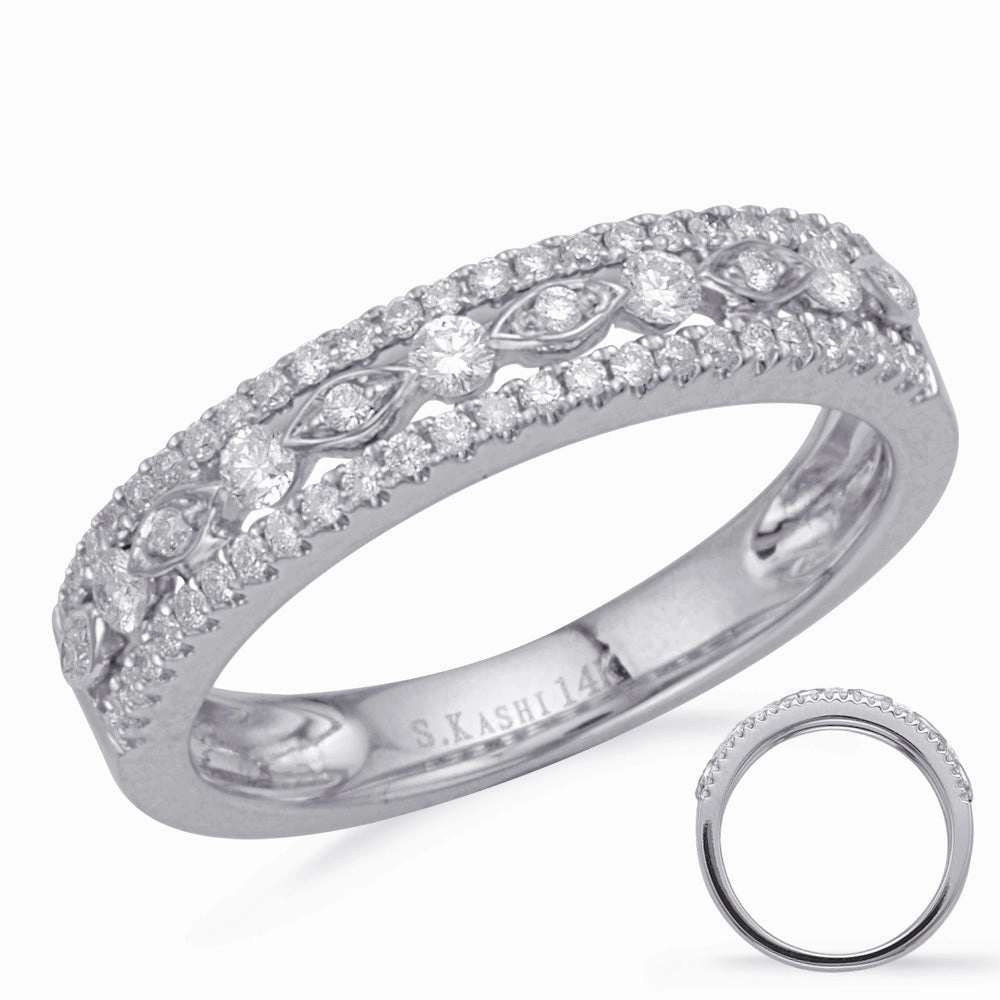 0.35 ctw. WHITE GOLD DIAMOND FASHION RING D4695WG