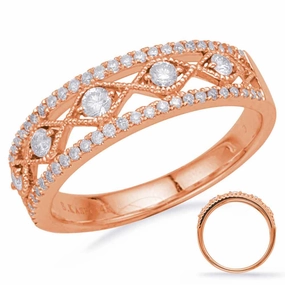 0.36 ctw. ROSE GOLD DIAMOND FASHION RING D4696RG