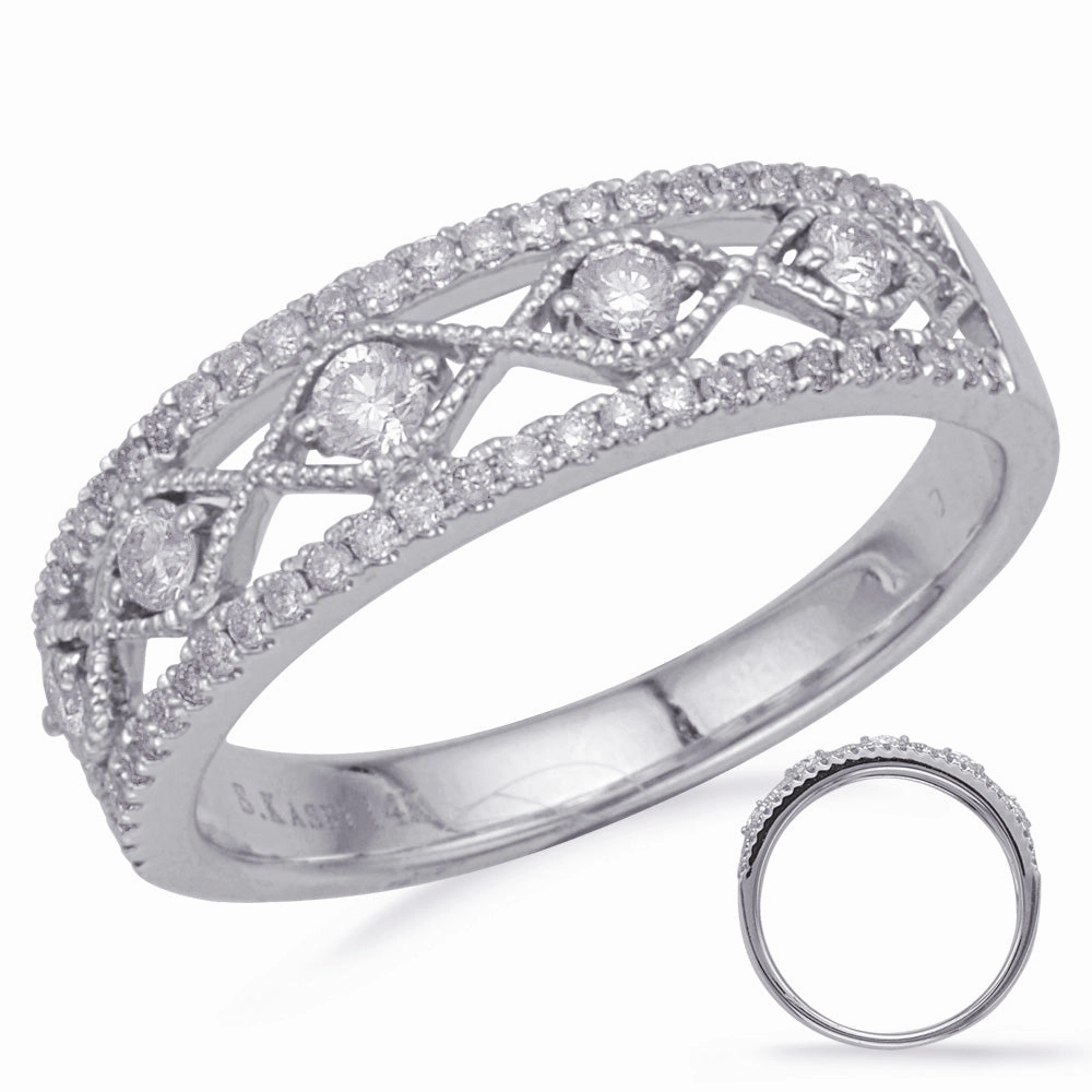 0.36 ctw. WHITE GOLD DIAMOND FASHION RING D4696WG