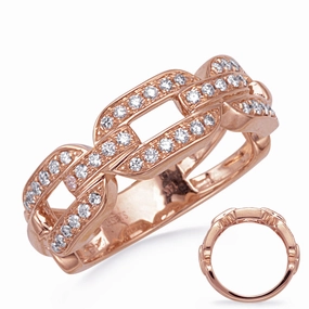 0.37 ctw. ROSE GOLD DIAMOND RING D4796RG