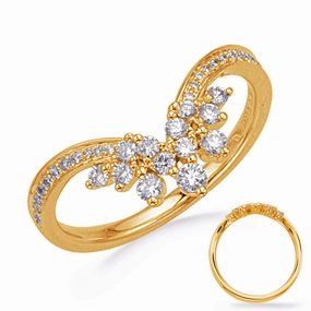 0.37 ctw. YELLOW GOLD DIAMOND RING D4783YG