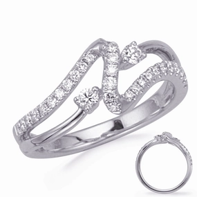 0.38 ctw. WHITE GOLD DIAMOND RING D4775WG
