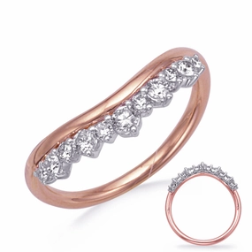 0.40 ctw. WHITE & ROSE GOLD DIAMOND RING D4807RW