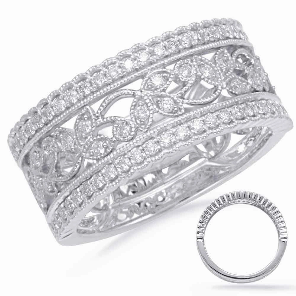 0.41 ctw. WHITE GOLD DIAMOND FASHION RING D4665WG