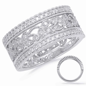 0.41 ctw. WHITE GOLD DIAMOND FASHION RING D4665WG