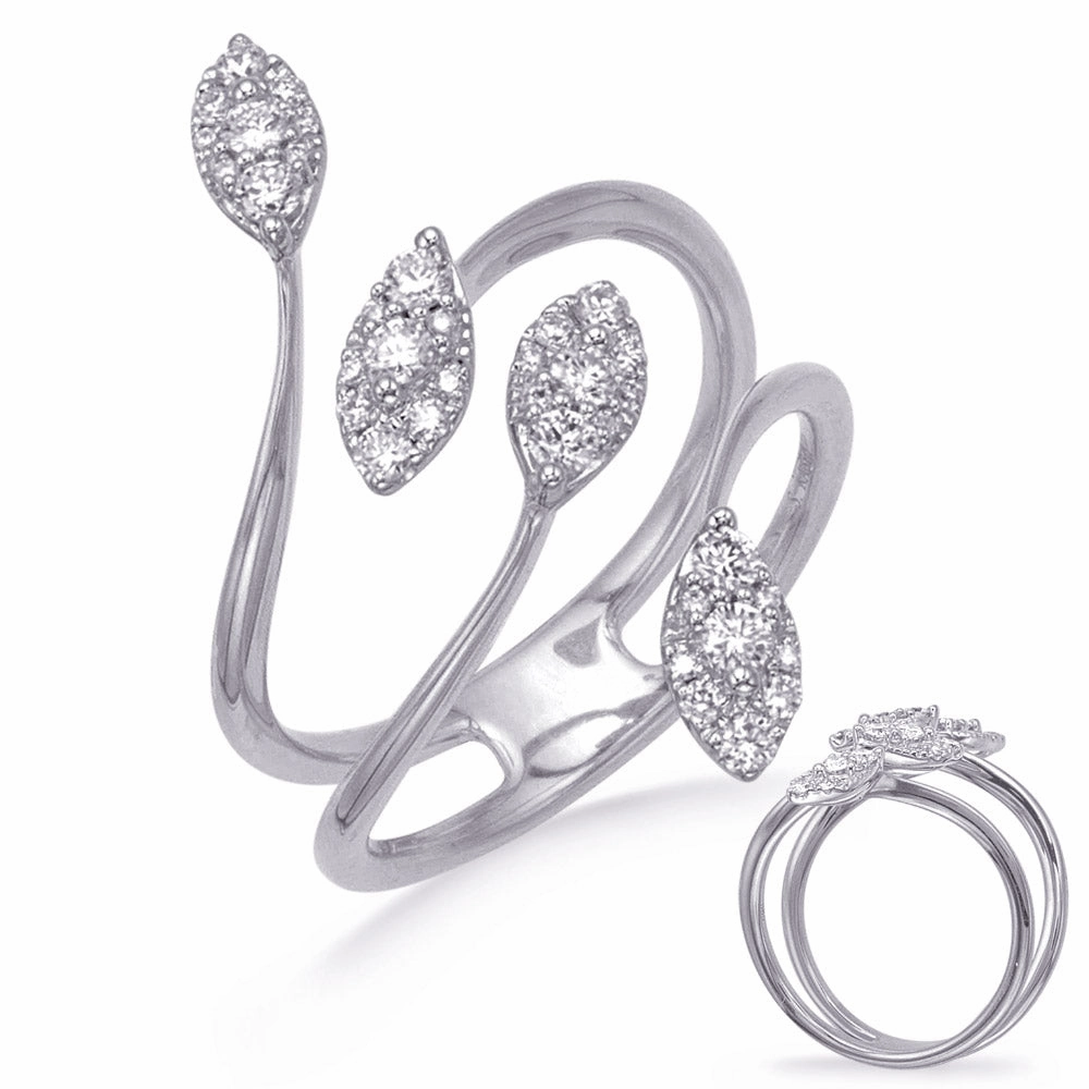 0.41 ctw. WHITE GOLD DIAMOND FASHION RING D4761WG