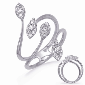 0.41 ctw. WHITE GOLD DIAMOND FASHION RING D4761WG
