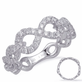 0.42 ctw. WHITE GOLD DIAMOND FASHION RING D4702WG