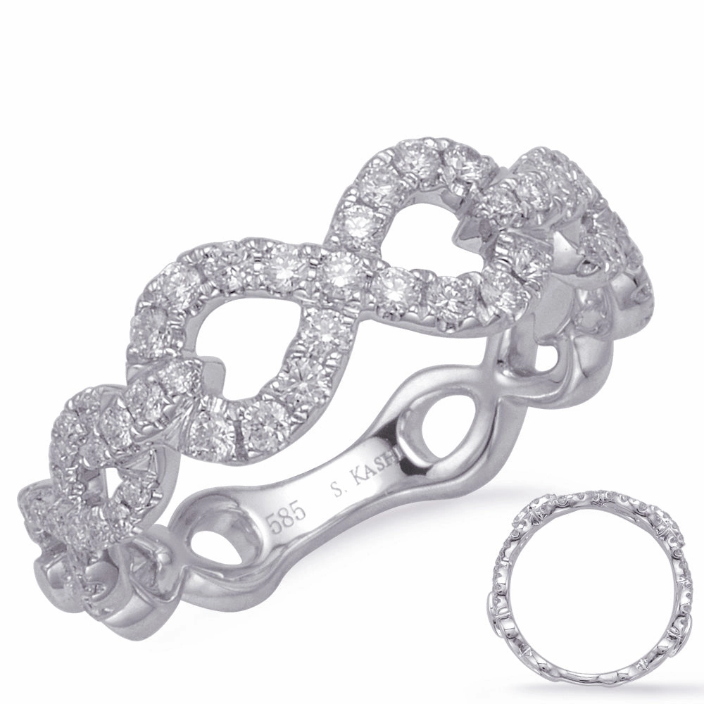 0.42 ctw. WHITE GOLD DIAMOND FASHION RING D4702WG