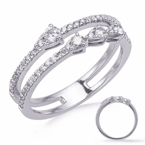0.42 ctw. WHITE GOLD DIAMOND FASHION RING D4752WG
