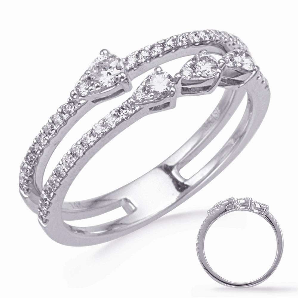 0.42 ctw. WHITE GOLD DIAMOND FASHION RING D4752WG