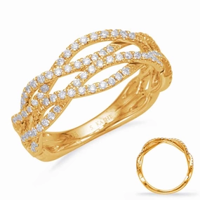 0.44 ctw. YELLOW GOLD MATCHING BAND EN8130-BYG