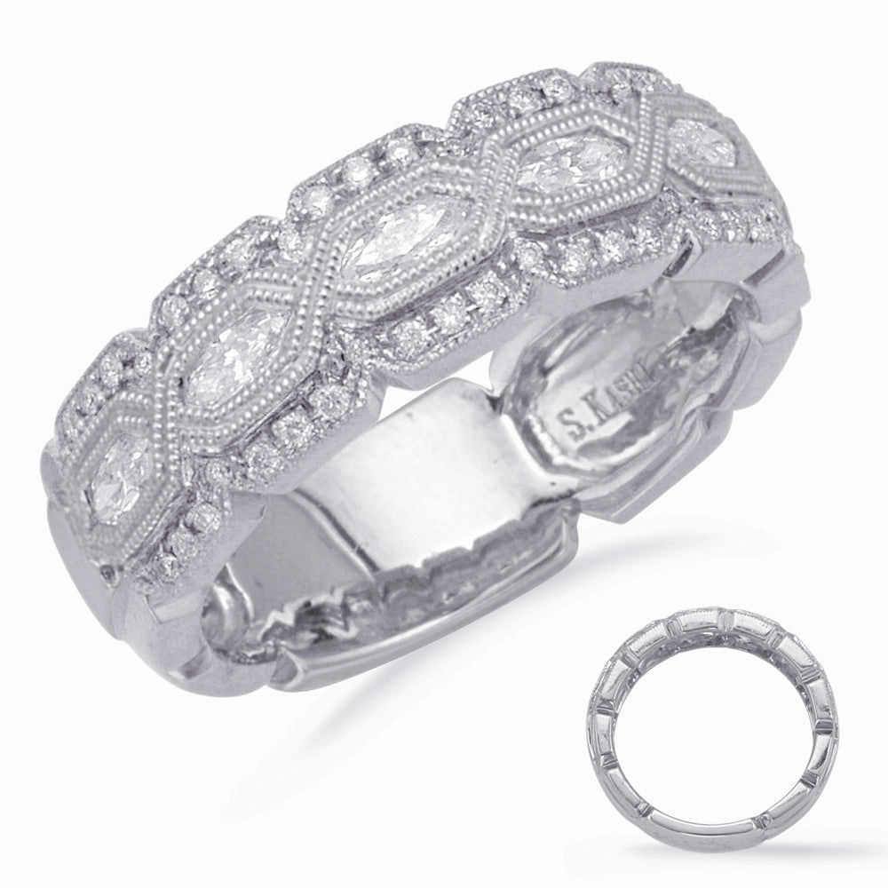 0.45 ctw. WHITE GOLD DIAMOND FASHION RING D4536WG