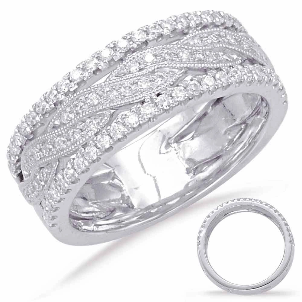 0.47 ctw. WHITE GOLD DIAMOND FASHION RING D4528WG