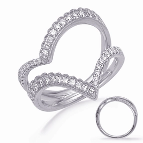 0.47 ctw. WHITE GOLD DIAMOND FASHION RING D4756WG