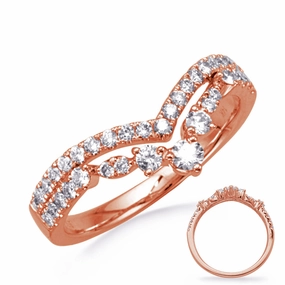 0.48 ctw. ROSE GOLD DIAMOND RING D4810RG