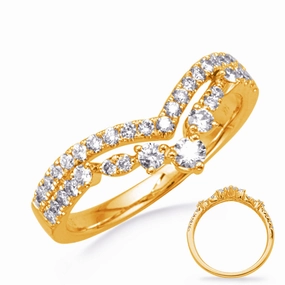 0.48 ctw. YELLOW GOLD DIAMOND RING D4810YG