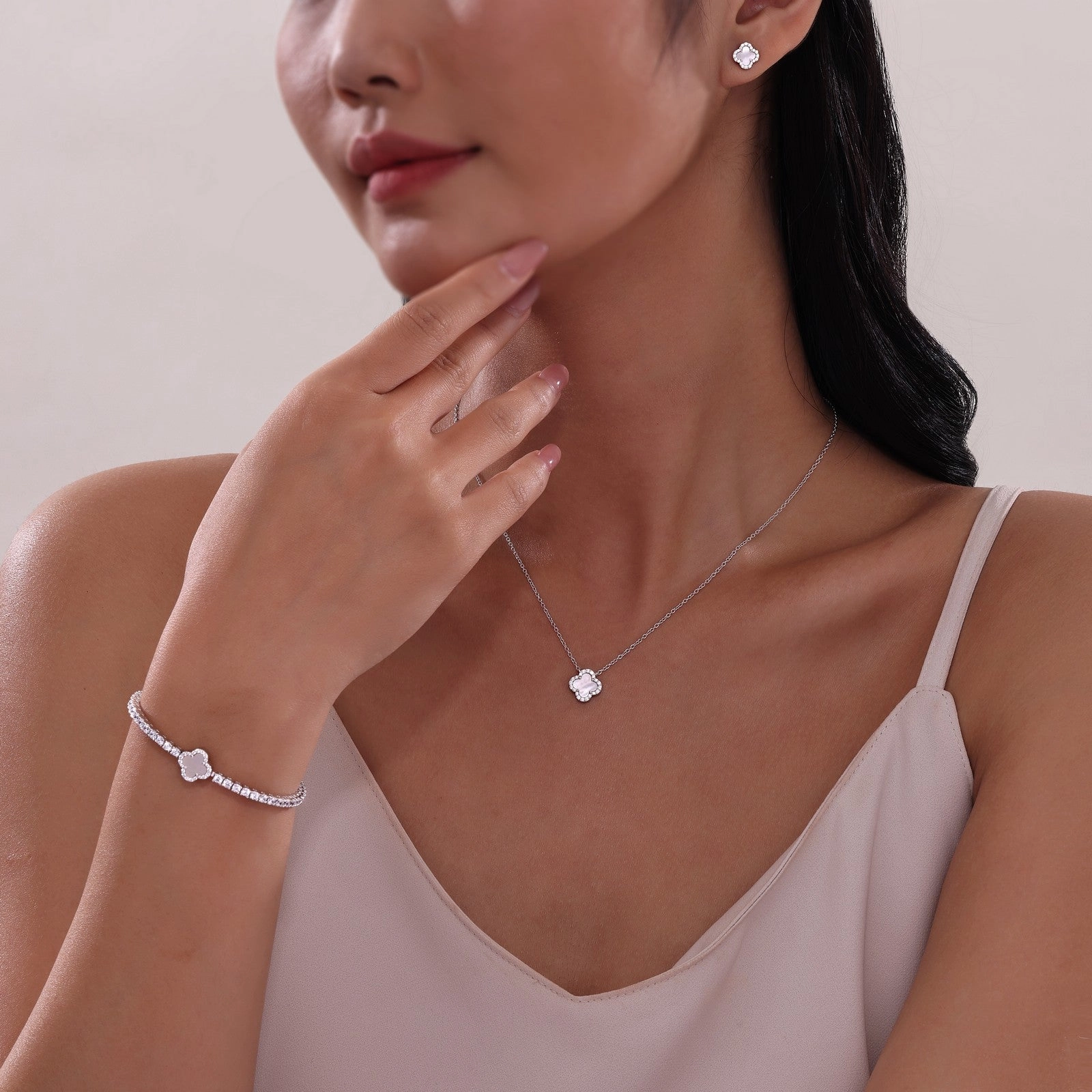 0.49 CTW Halo Necklace N0334MPP20