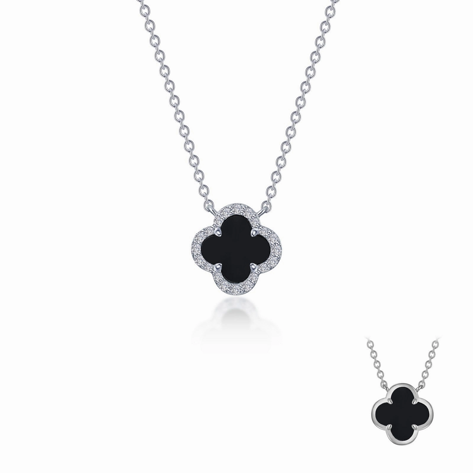 0.49 CTW Halo Necklace N0334OXP20