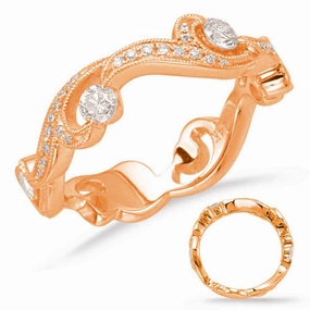 0.49 ctw. ROSE GOLD DIAMOND FASHION RING D4632RG